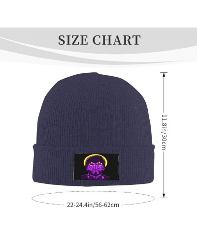 Knit Hats Beanie Hat Cuffed Winter Hat Skull Watch Cap for Men and Women Fisherman Beanies for Outdoors Navy Blue $10.43 Skul...