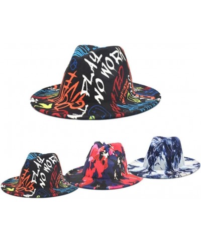 Women Hat Protective Classic Unisex Jazz Cap Decorative Fashion All-Match Breathable Elegant Patchwork Buckle Causal Multicol...