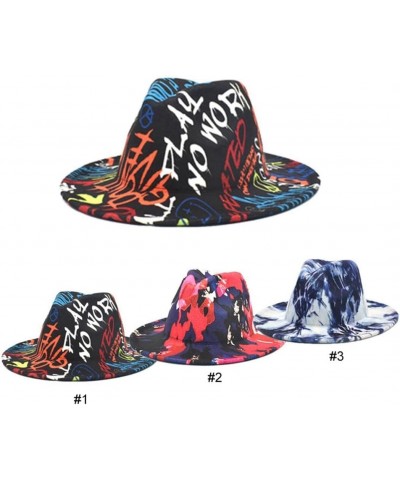 Women Hat Protective Classic Unisex Jazz Cap Decorative Fashion All-Match Breathable Elegant Patchwork Buckle Causal Multicol...