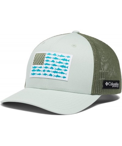 Men's HAT files Cool Green/Mosstone/Us Fish Flag $21.04 Baseball Caps