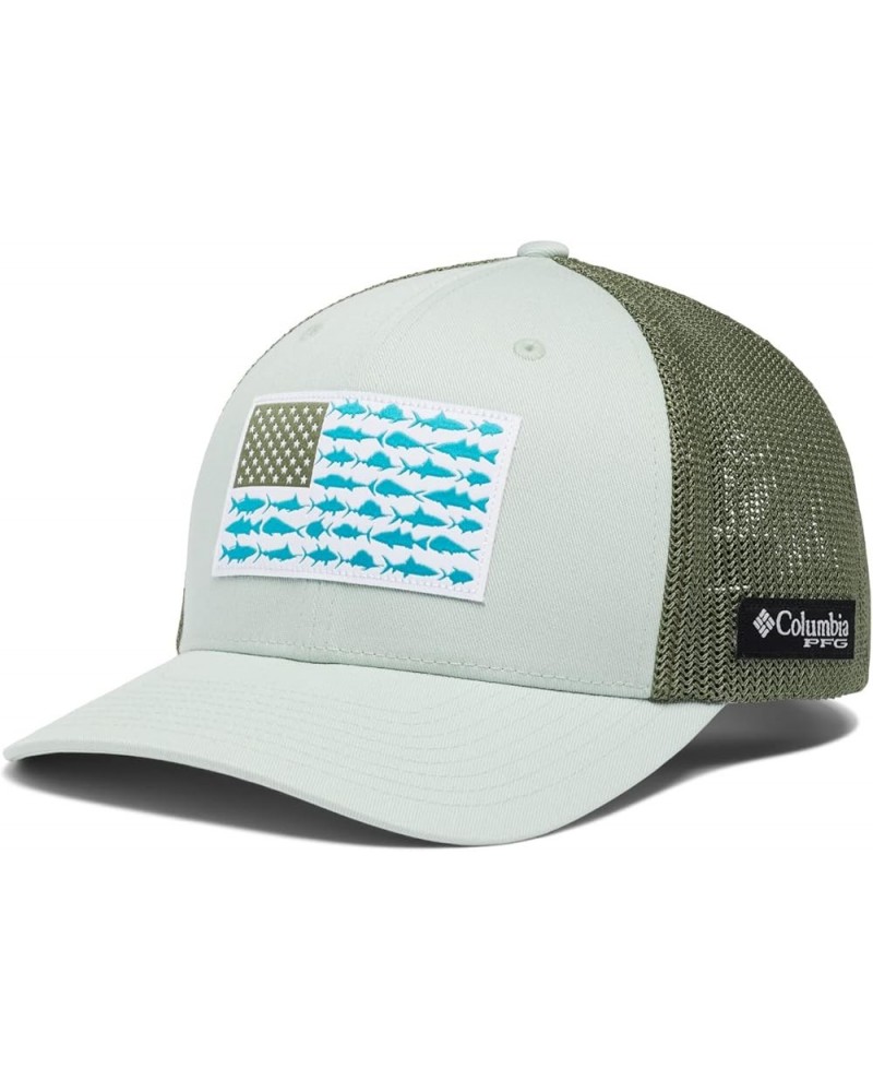 Men's HAT files Cool Green/Mosstone/Us Fish Flag $21.04 Baseball Caps