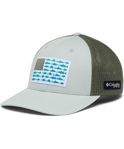 Men's HAT files Cool Green/Mosstone/Us Fish Flag $21.04 Baseball Caps