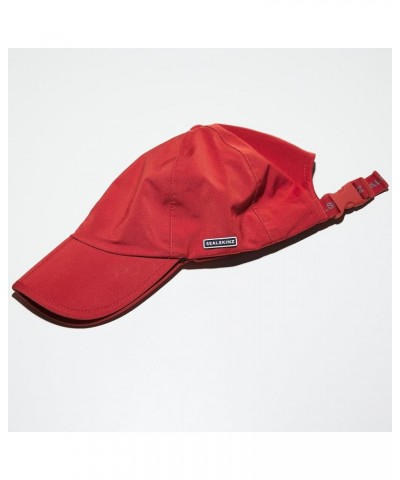 Men's Salle Waterproof Foldable Peak Cap Orange $18.15 Baseball Caps