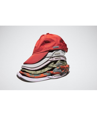 Men's Salle Waterproof Foldable Peak Cap Orange $18.15 Baseball Caps