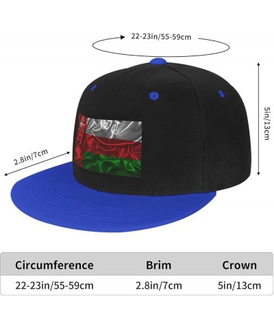 Silk Style Flag of Oman Baseball Cap for Men Women Snapback Hat Adjustable Flat Bill Hats Blue $13.10 Baseball Caps