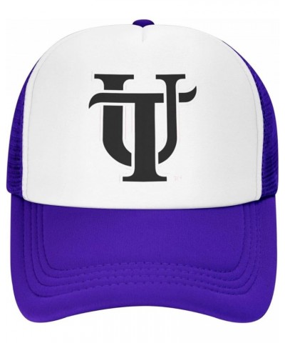 University of Tampa Trucker Hats for Both Men and Women - Mesh Baseball Snapback Hats Purple $8.82 Baseball Caps