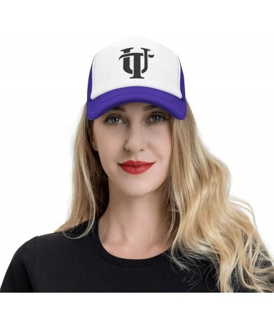 University of Tampa Trucker Hats for Both Men and Women - Mesh Baseball Snapback Hats Purple $8.82 Baseball Caps