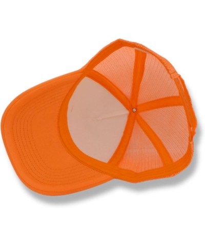 California License Plate Los Angeles 3D Puff Printed Classic Curved Unisex Trucker Baseball Meshed Unique Hats Caps Orange $9...