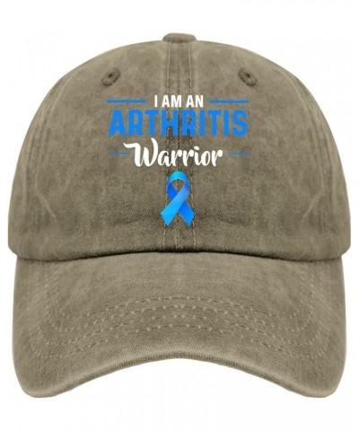 hat Arthritis Awareness Rheumatoid Arthritis Warriorr Running hat Hunting hat Gifts for Boyfriends Golf Hat Pigment Khaki $10...