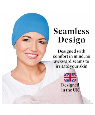 Chemo Organic Headwear - Sleep Cap | Cancer Headwear for Men & Women | Unisex Sleeping Hat | 95% Cotton Beanie Blue $16.95 Sk...