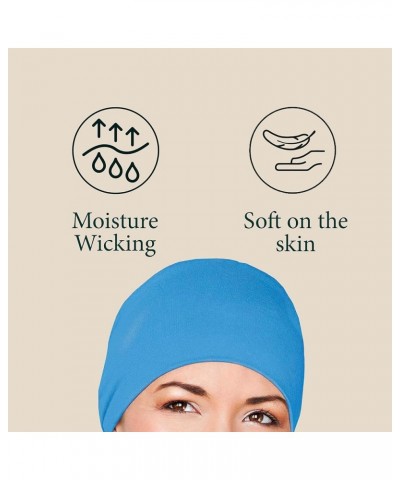 Chemo Organic Headwear - Sleep Cap | Cancer Headwear for Men & Women | Unisex Sleeping Hat | 95% Cotton Beanie Blue $16.95 Sk...