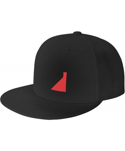 Mass E-Ffect N7 Hats for Men Flat Bill Fitted Caps Hiphop Rap Adjustable Baseball Trucker Dad Hat Black $12.75 Baseball Caps