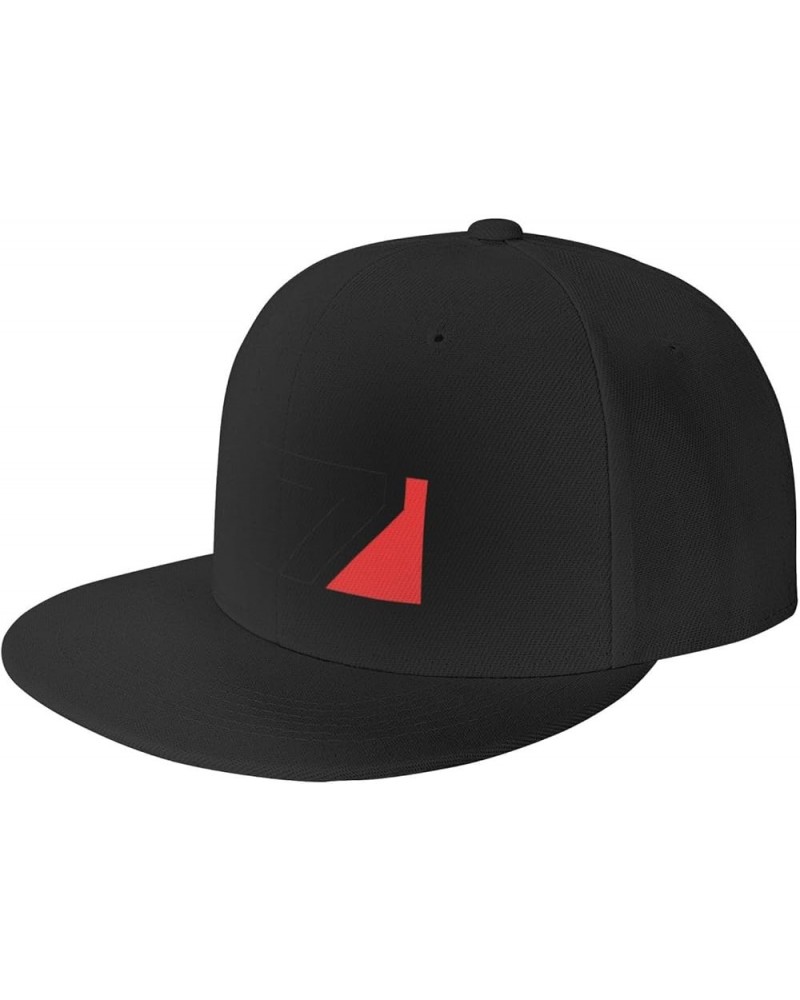 Mass E-Ffect N7 Hats for Men Flat Bill Fitted Caps Hiphop Rap Adjustable Baseball Trucker Dad Hat Black $12.75 Baseball Caps