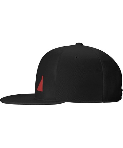 Mass E-Ffect N7 Hats for Men Flat Bill Fitted Caps Hiphop Rap Adjustable Baseball Trucker Dad Hat Black $12.75 Baseball Caps