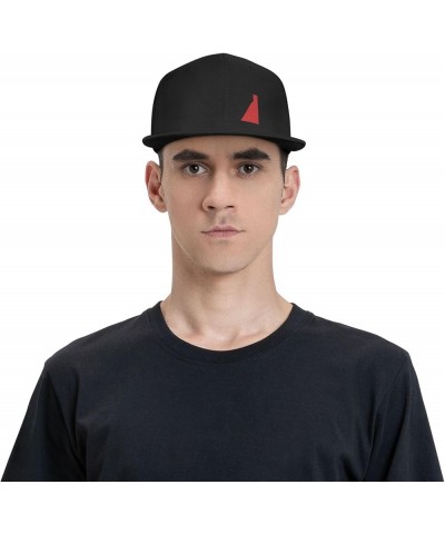 Mass E-Ffect N7 Hats for Men Flat Bill Fitted Caps Hiphop Rap Adjustable Baseball Trucker Dad Hat Black $12.75 Baseball Caps