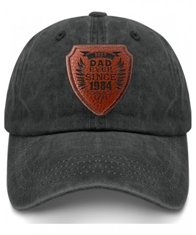 Best Ever DAD Since 1984 Baseball Hat Retro Hiking Hats Gifts for Dad Who Like Engraved, Baseball Hat Suitable for Best Ever ...