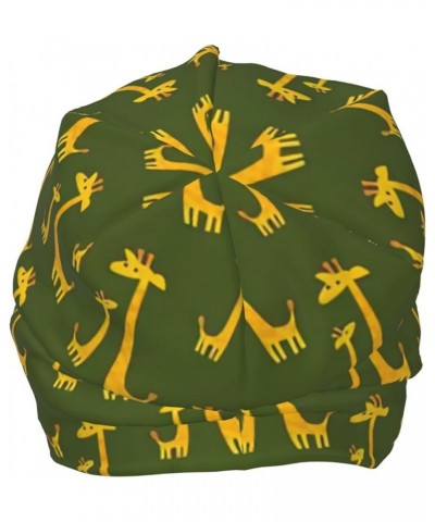 Cartoon Giraffe Print Adult Brimless Hats, Warm Casual Knit Hats, Men's and Women's Headwear Gifts. Cartoon Giraffe $10.72 Sk...