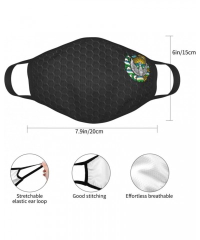 Emblem of Uzbekistan Face Mask 2 Pcs Face Cover Reusable Washable Breathable for Men Women Balaclavas Bandanas Black $10.39 B...