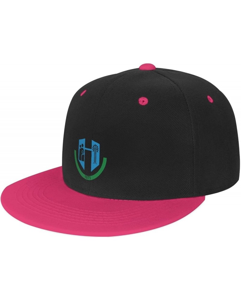 Seal of Irvine, California Baseball Cap for Men Women Snapback Hat Adjustable Flat Bill Hats Pink $11.87 Baseball Caps