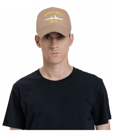 USS Claude V Ricketts DDG-5 Flag-Baseball Caps Denim Hats Cowboy Knit hat Fisherman's hat Natural $17.72 Baseball Caps