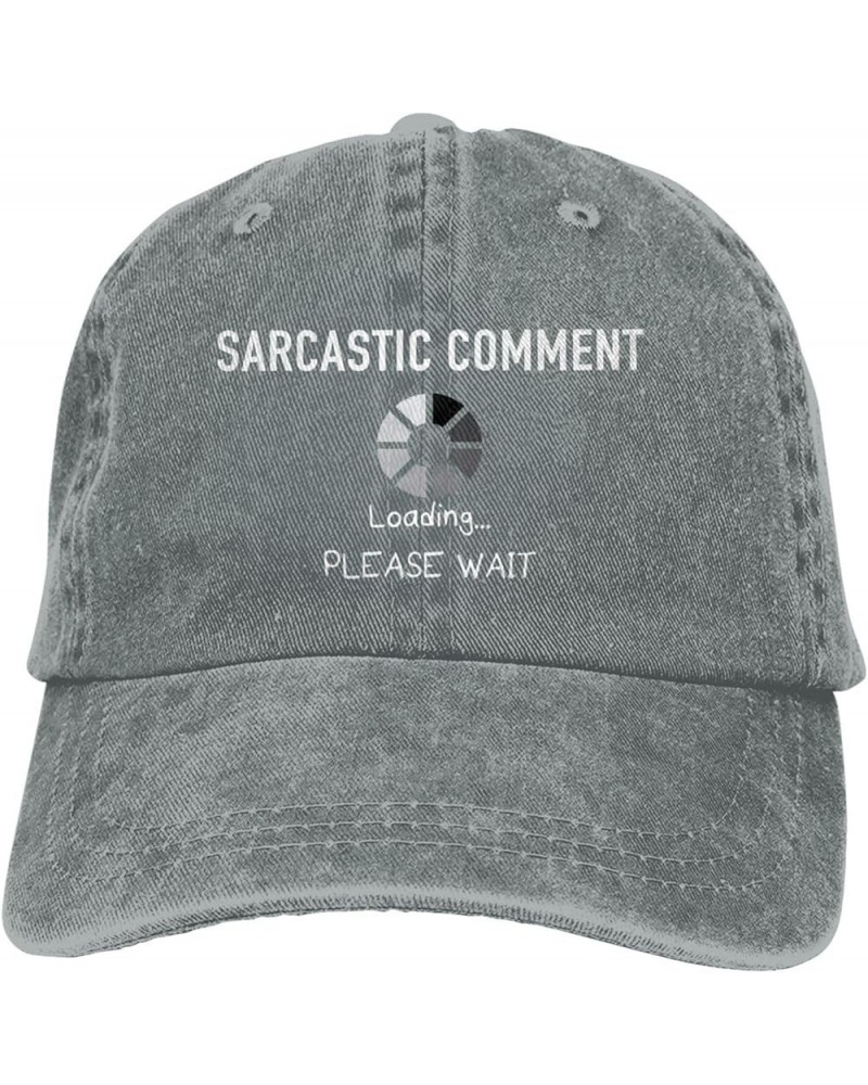 Hiking Hats for Women Funny Ball Hat for Women Tennis Hat Light Weight Sarcastic Comment Loading Please Wait Sports Cap Gray ...