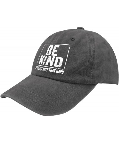 Be Kinds It's Really Not That Hard Trucker Hat Custom Hats for Men Pigment Black Black Hats for Men Gifts for Women Pigment B...