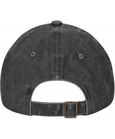 Baseball Cap Vintage Adult Washed Denim Hat Cotton AdjustableUnisex for Outdoor Sports Black Black Black $9.68 Baseball Caps