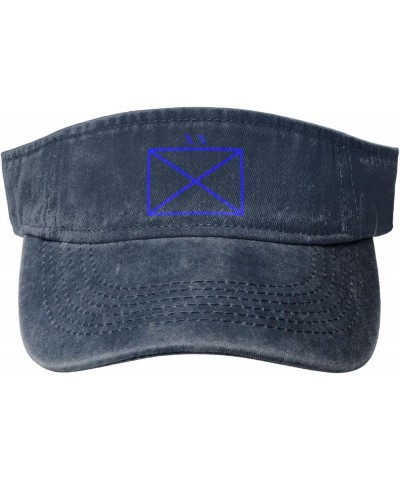 Division NATO Sun Visor Hats for Women Men Adjustable Sports Sun Hats Golf Cap Navy Blue $12.81 Visors