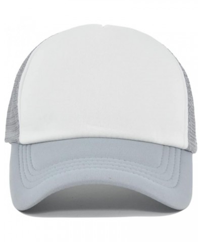 Womens and Mens Baseball Cap Sparkling Trucker Ponytail-Visor Hats for Traveling Hiking Outdoor Activities J2-grey $8.54 Sun ...