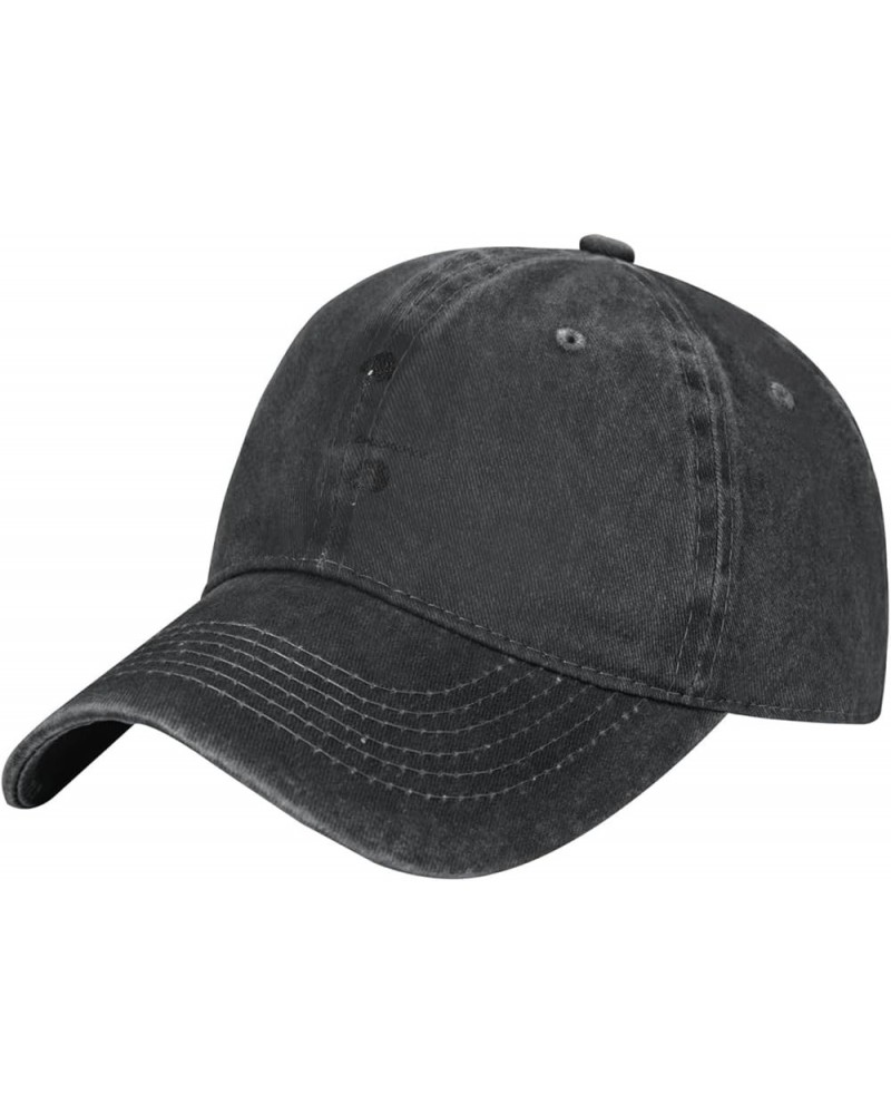 Lil Music Dicky Baseball Cap Vintage Classic Denim Hat Classic Unisex Leisure Adjustable Low Profile Black Black $11.83 Baseb...