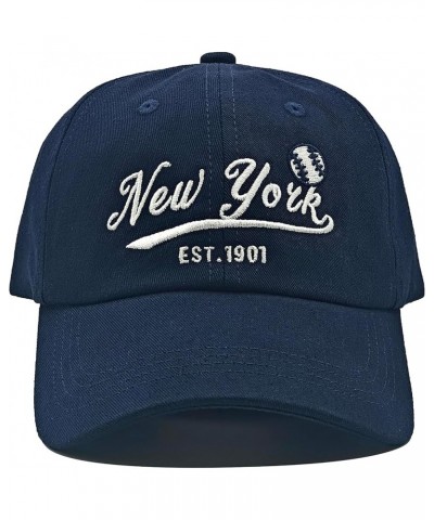 Cap Hat Classic Vintage Embroidered Hat Cap for Men Women Teenager Cap Adjustable New York Y $10.50 Baseball Caps