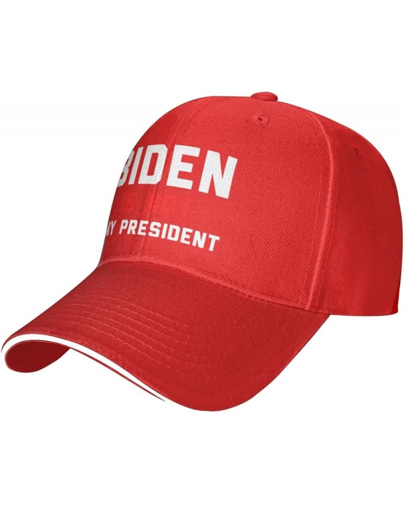 Hat Biden is Not My President Baseball Cap Men Women Cowboy hat Trucker Hat Golf Dad Cap Fishing hat Black Red $11.56 Basebal...