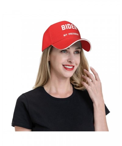 Hat Biden is Not My President Baseball Cap Men Women Cowboy hat Trucker Hat Golf Dad Cap Fishing hat Black Red $11.56 Basebal...