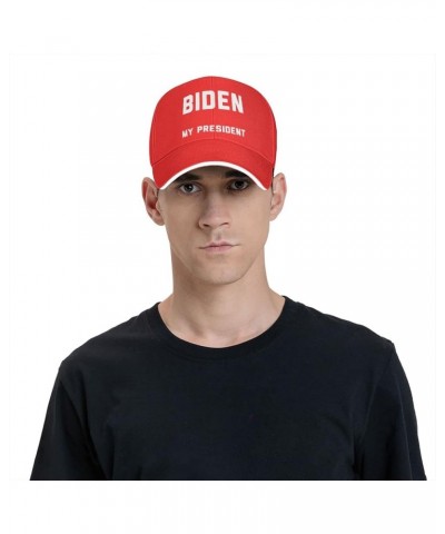 Hat Biden is Not My President Baseball Cap Men Women Cowboy hat Trucker Hat Golf Dad Cap Fishing hat Black Red $11.56 Basebal...