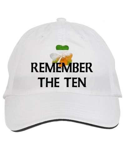 Remember The Ten Irish Ireland Hat Adjustable Cap, DesL2 White $14.59 Baseball Caps