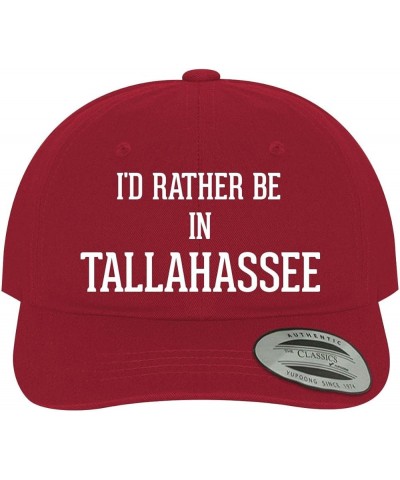 I'd Rather Be in Tallahassee - Soft Dad Hat Baseball Cap Red $15.55 Baseball Caps