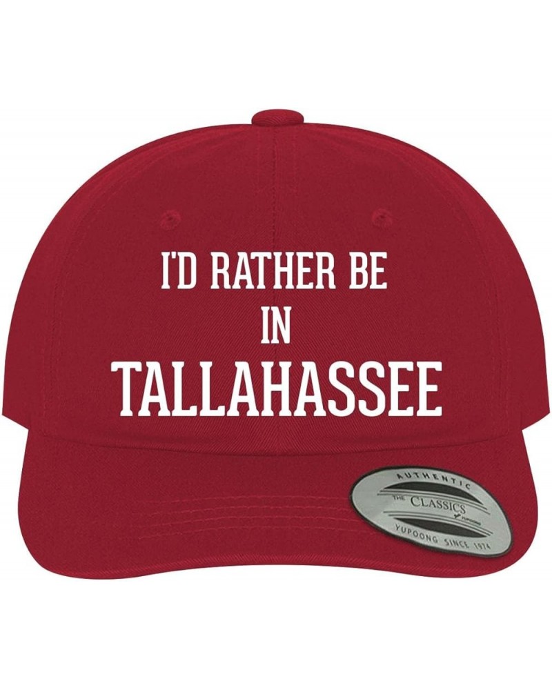 I'd Rather Be in Tallahassee - Soft Dad Hat Baseball Cap Red $15.55 Baseball Caps