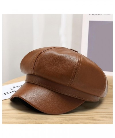 Dome Style Hat Adjustable Beret Girth Women's Spring Summer Retro Coffee $4.71 Berets