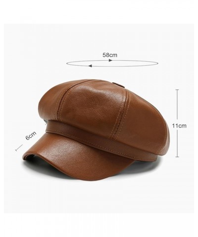 Dome Style Hat Adjustable Beret Girth Women's Spring Summer Retro Coffee $4.71 Berets