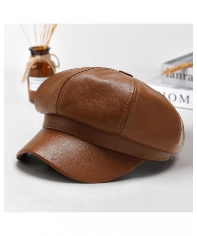 Dome Style Hat Adjustable Beret Girth Women's Spring Summer Retro Coffee $4.71 Berets