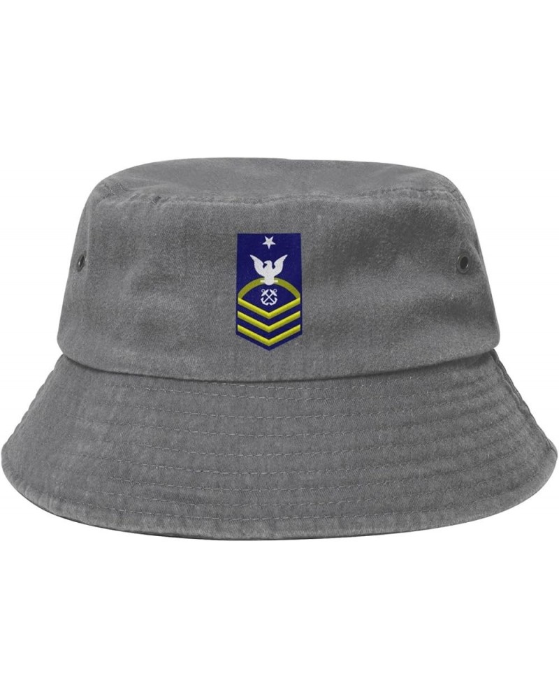 USCG Scpo Bucket Hat for Women Men Summer Travel Sun Hat Outdoor Cap Funny Bucket Hats Gray $13.73 Bucket Hats