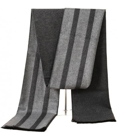 Autumn and winter warm plaid men's scarf cashmere wool soft striped long scarf Styles-34 $10.51 Scarves