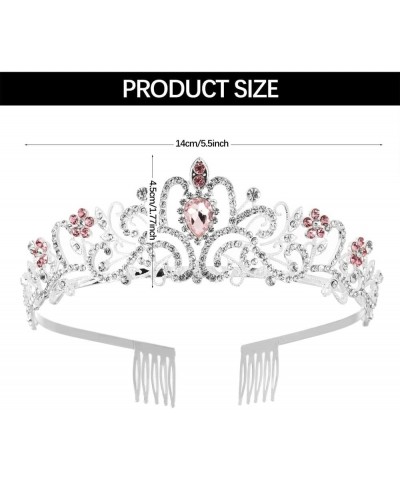 Hair Jewelry Crown Tiaras for Women 1PC Crystal Princess Crown Handmade Rhinestone Tiara for Girl Birthday Model Catwalk Fash...