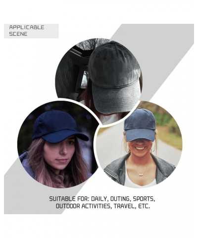 It's 5 O'Clock Somewhere Hat for Women Baseball Cap Vintage Washed Running Hat Cotton Pigment Black $9.07 Baseball Caps