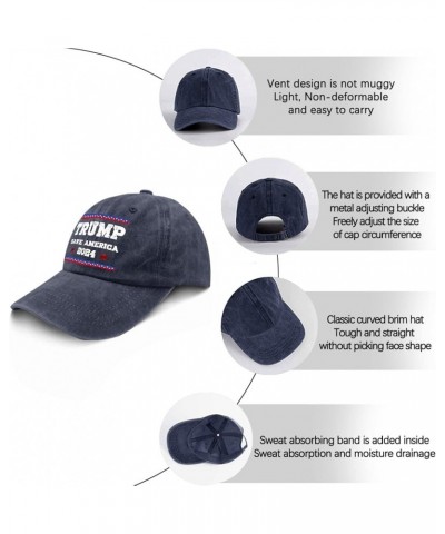 Trumps 2024 Hats for Women, Trumps 2024 Humor Summer Cap Gifts for Boyfriends Caps,Trump Retro Workout Hats Sui Navy Blue $8....