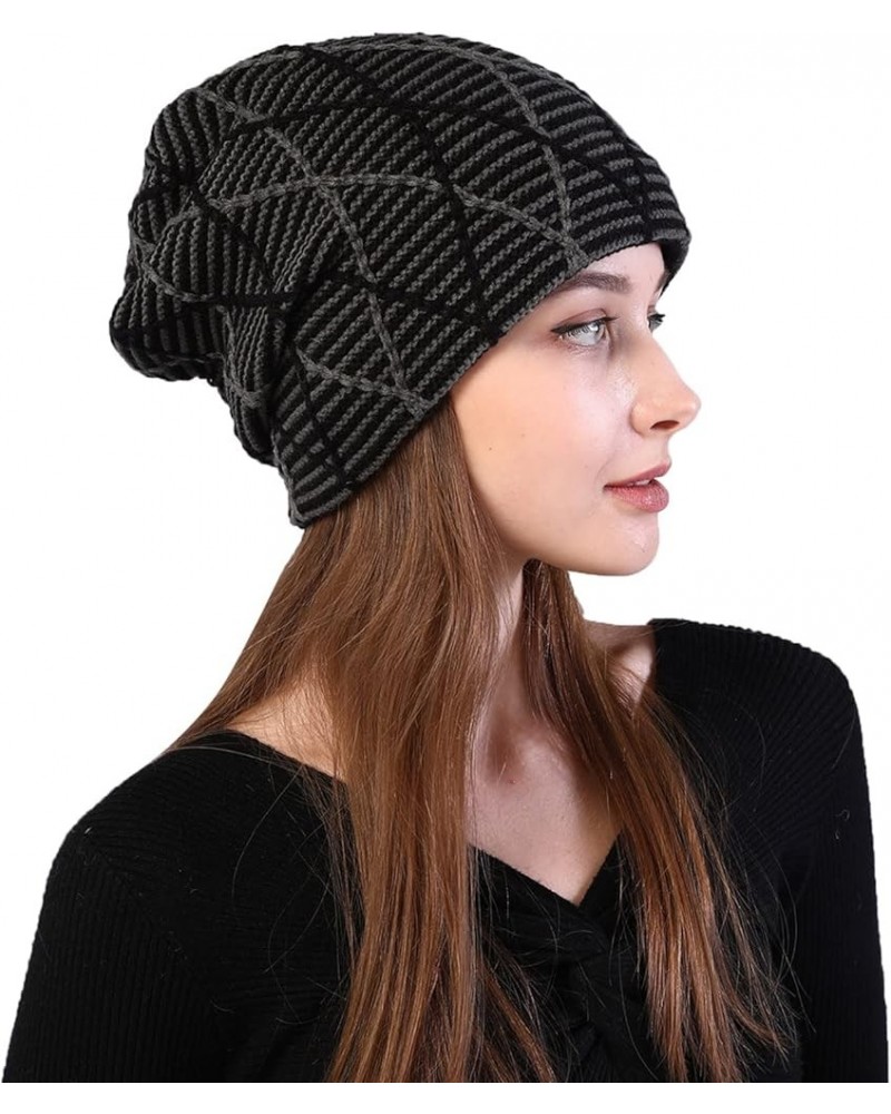 Knitted Hat Thick Soft Warm Thick Hat Without A Hood Suitable for Both Men and Women Hats Cover Ears Hats Gy1 6 $8.90 Skullie...