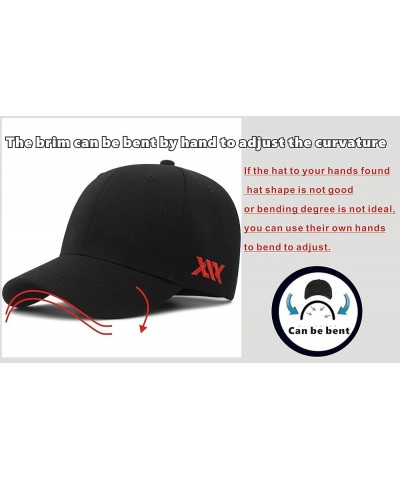 Oversize Baseball Cap XXL big head hats for men large embroidery hats Dad Hat Adjustable 23.6"-26.8 White $10.99 Baseball Caps