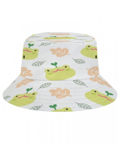 Cute Cartoon Frog Bucket Hat Unisex Fisherman Hat Summer Beach Sun Hat Gift for Women Men Teens Outdoor Packable Travel Cap $...