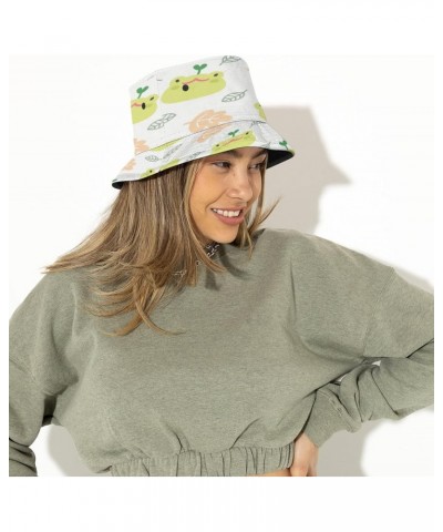 Cute Cartoon Frog Bucket Hat Unisex Fisherman Hat Summer Beach Sun Hat Gift for Women Men Teens Outdoor Packable Travel Cap $...