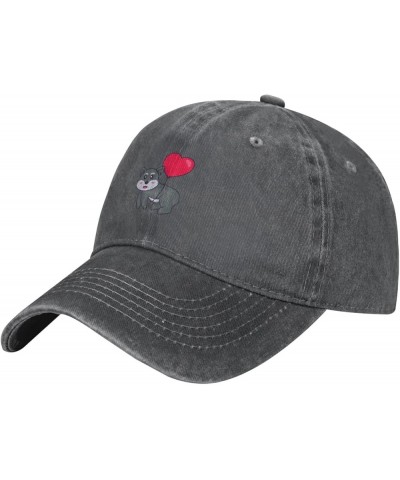 Cute Fox Flying with Love Shaped Balloon Dad Hat Vintage Baseball Cap for Men Women Hats Gifts Trucker Caps Deep Heather $12....